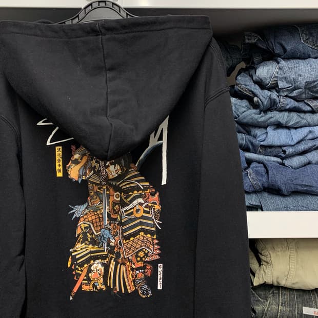 [L] 스투시 사무라이 프린트 후디