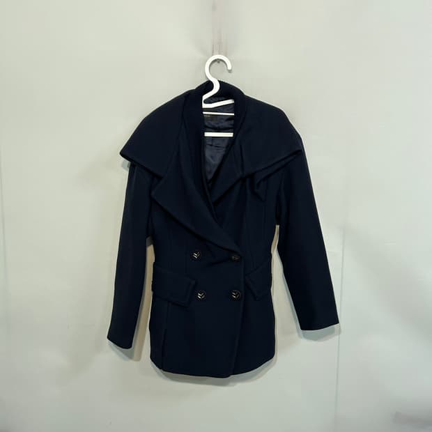 한섬 타임 부드러운 모직 코트 66 