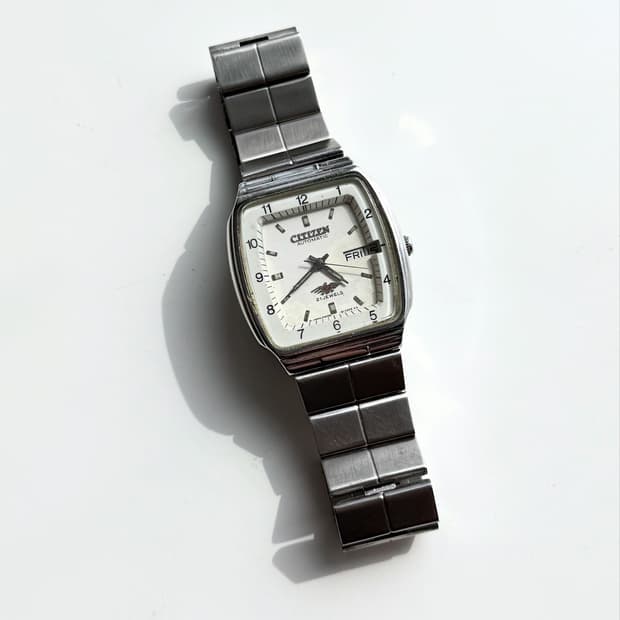 80s Seiko5 Autmatic Vintage Metal Watch