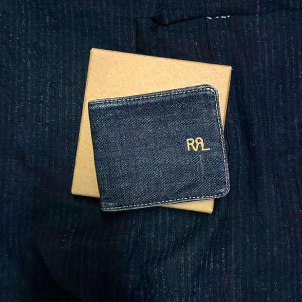 R.R.L 인디고 데님 빌 폴드