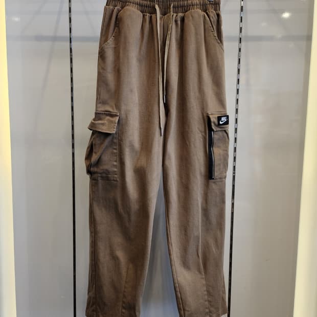 나이키 브라운 여성카고팬츠