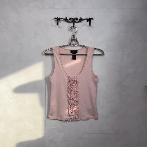 Ralph Lauren baby pink ruffle sleeveless