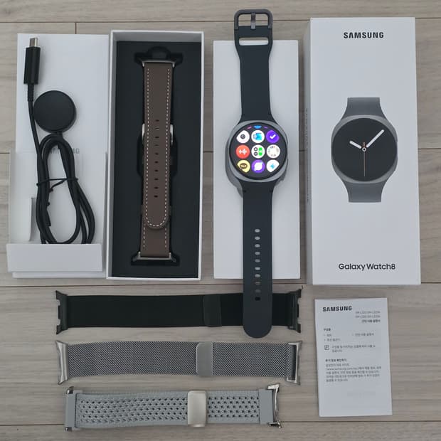 갤럭시워치8 SM-L325N 40mm 블루투스 (풀박스) 그라파이트 