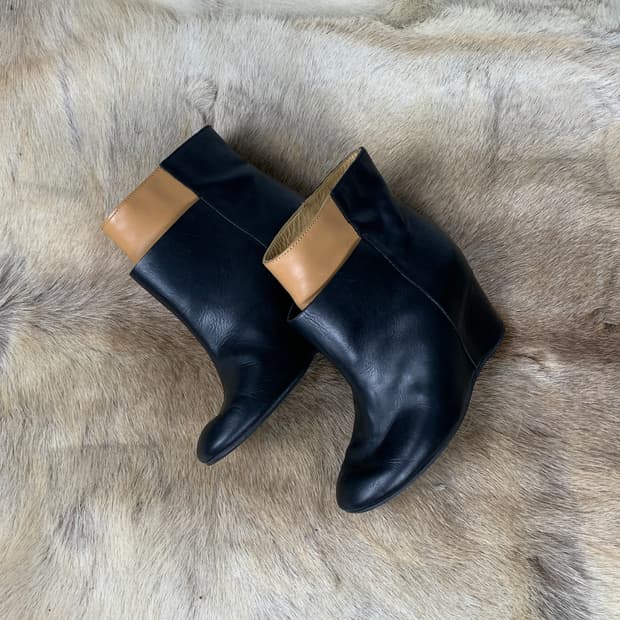 MM6 메종 마르지엘라 컬러 블록 부츠