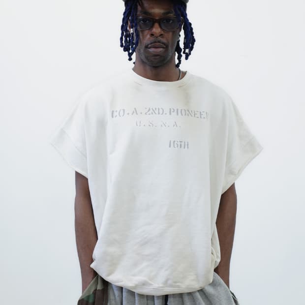 올리언스스토어 USNA faded Sweat T-Shirt