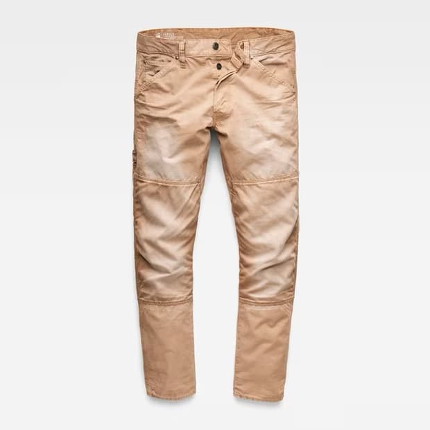 32인치 지스타로우 빈티지 워싱 더블니 카펜터 워크 팬츠