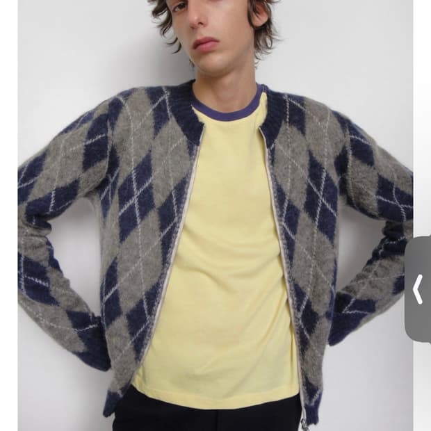 기마구아스 앨리스 아가일 니트 집업