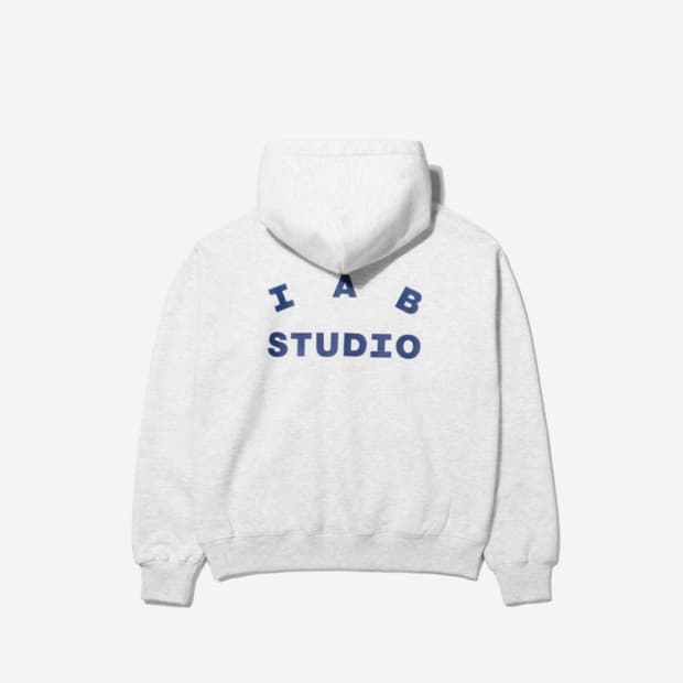 IAB STUDIO 아이앱 스튜디오 후드티 라이트 그레이 XL