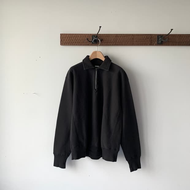 23aw Vintage Half Zip Sweatshirt