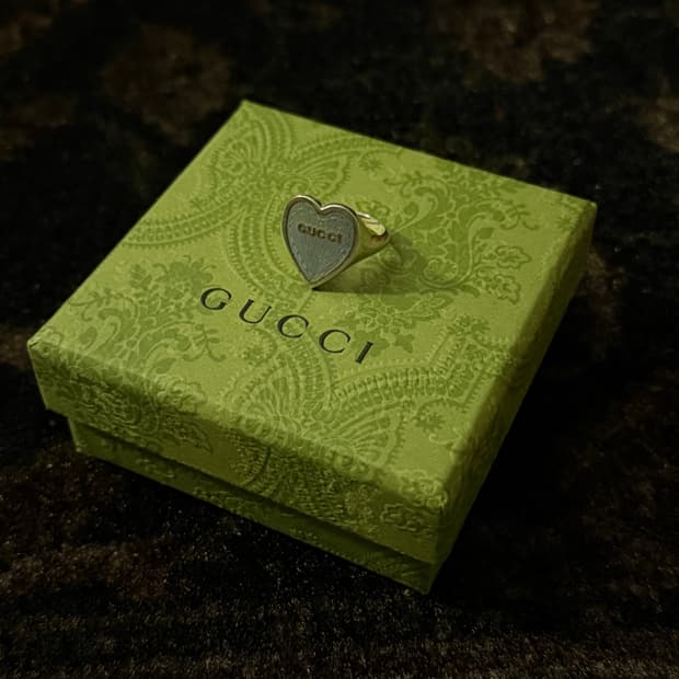 정품 구찌 은반지 17호