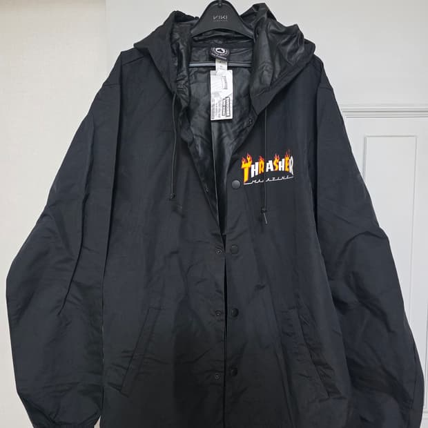 [새제품] 트래셔 후드 코치 자켓 XL
