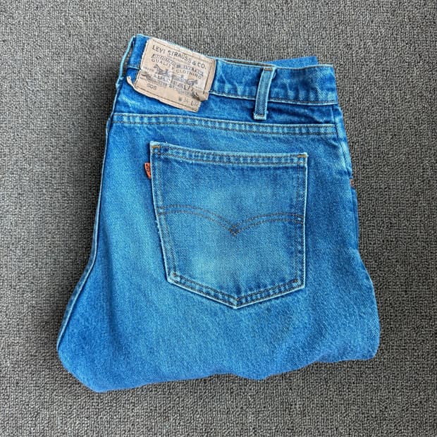80~90 Made in usa orange tab 505 levis