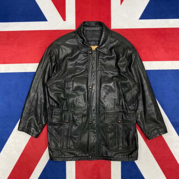 빈티지 양가죽 하프코트 100