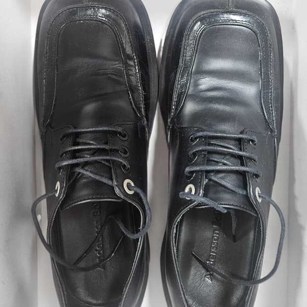 앤더슨벨 데인 스퀘어 토 더비 슈즈 41