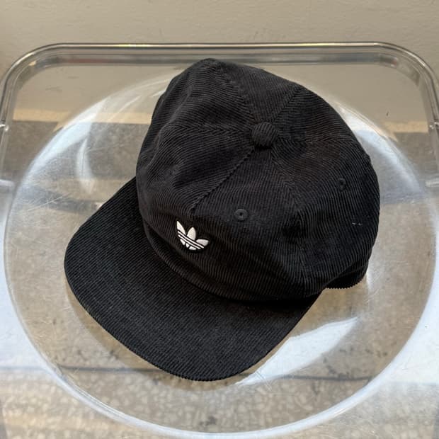 Adidas Black Corduroy Cap