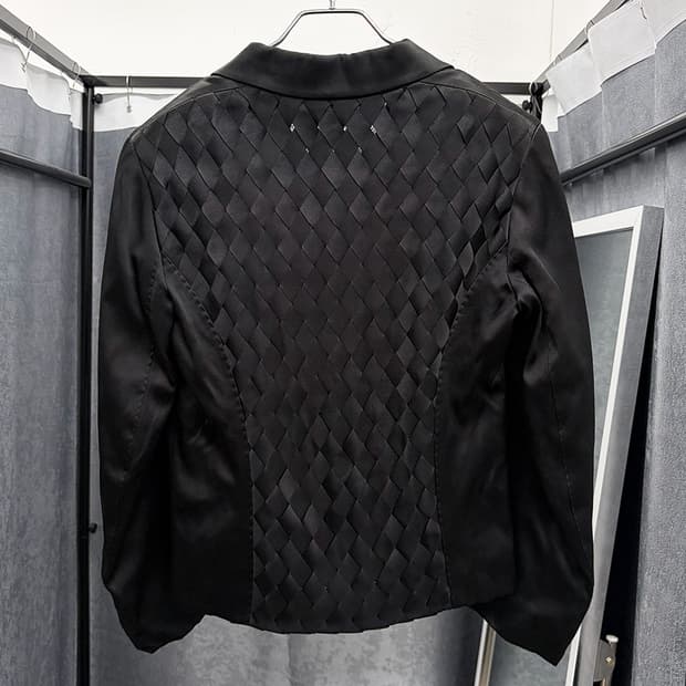 안토니오 베라르디 우븐 백 새틴 자켓