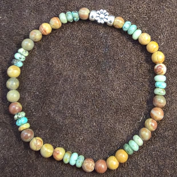 3Cross silver925 daisy simple bracelet