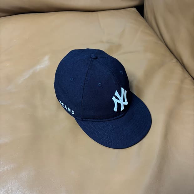 Beams 빔즈x뉴에라 뉴욕 양키즈 9Fifty 6패널 볼캡 모자