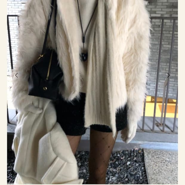 714 center 예티 퍼 가디건 판매