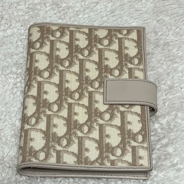 고전 빈티지 dior 디올 오블리크 베이지 명품 다이어리