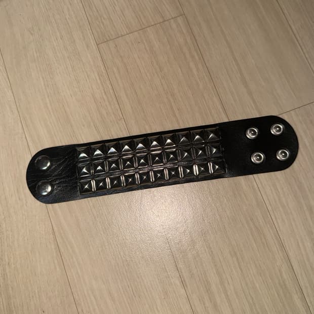 스터드 손목 밴드 팔찌 펑크