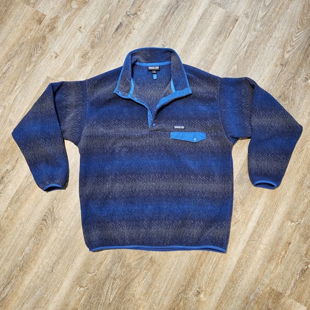 20FW 파타고니아 신칠라 스냅-T 네이비/블루 니카라과