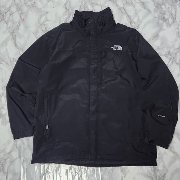 노스페이스 하이벤트 바람막이 자켓 블랙