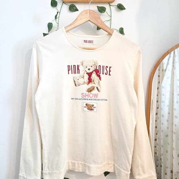 Pink house 곰돌이 슬리브