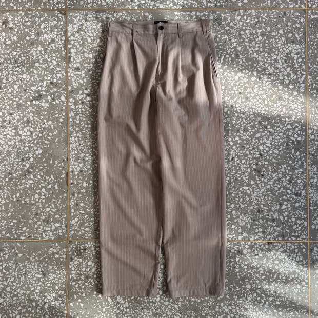 스투시 스트라이프 팬츠