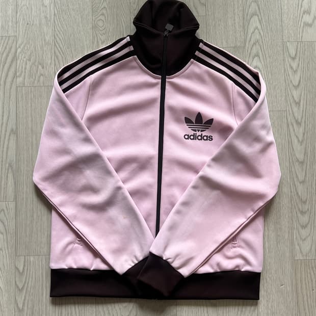 아디다스 오리지널 베켄바우어 트랙자켓 클리어핑크