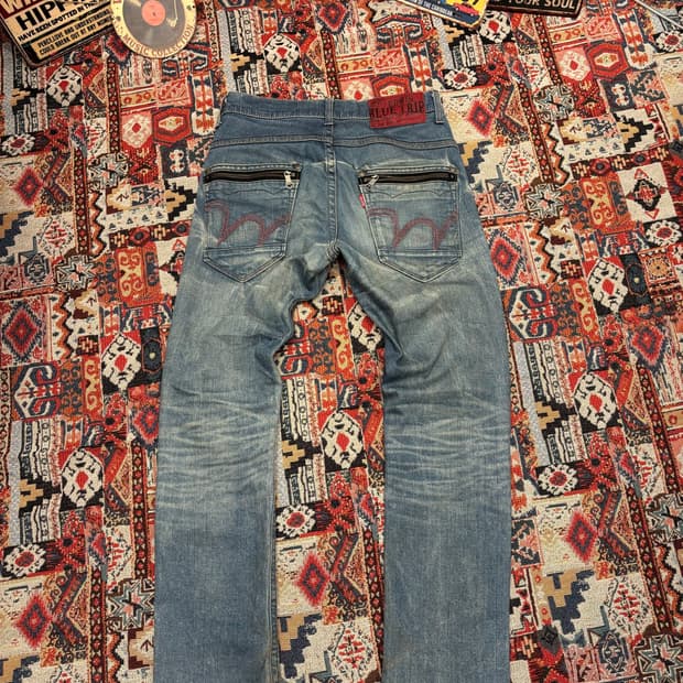 EDWIN Blue Trip Zip Pocket Denim 28