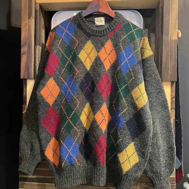 Trussardi argyle knit