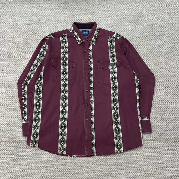 랭글러 웨스턴 워크셔츠 r3210