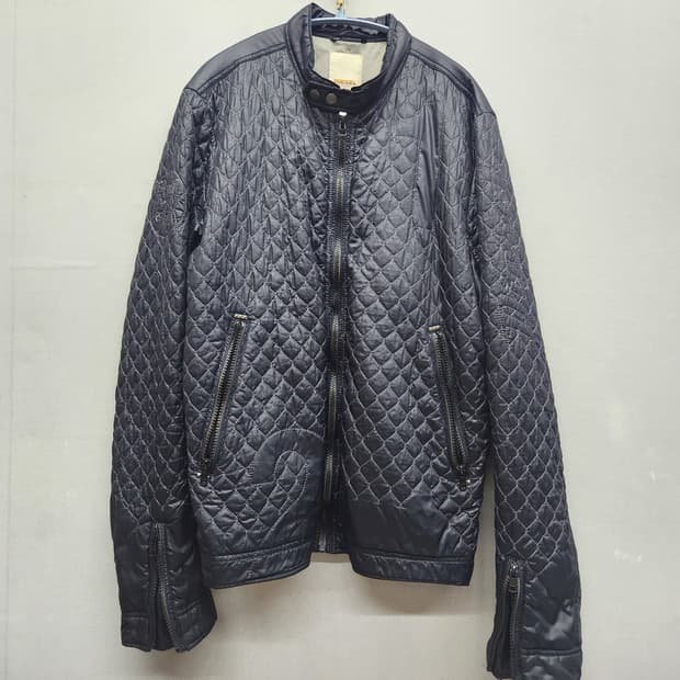 디젤 락 보위 다이아몬드 퀄팅 라이더 자켓 L(L)