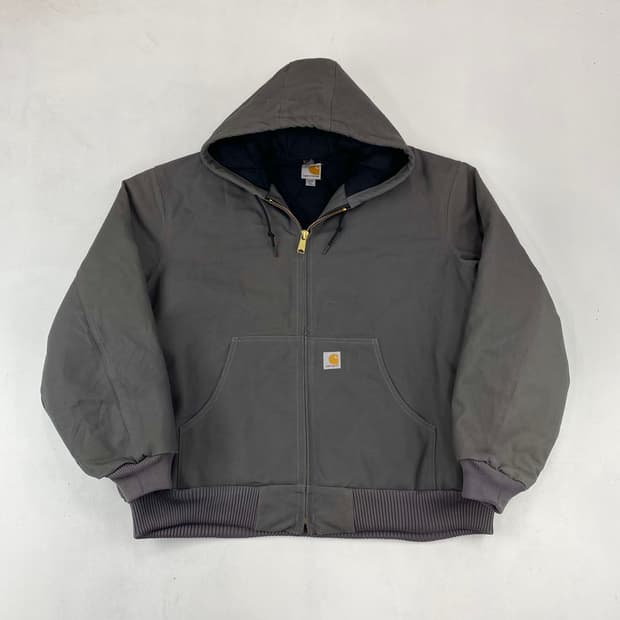 칼하트 USA OG J140 그레이 덕 엑티브 워크 자켓 (110)