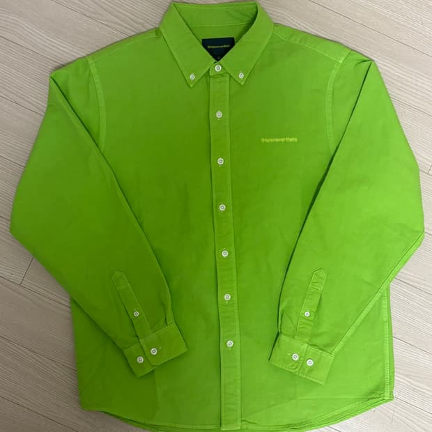 디스이즈네버댓 그린 옥스퍼드 셔츠