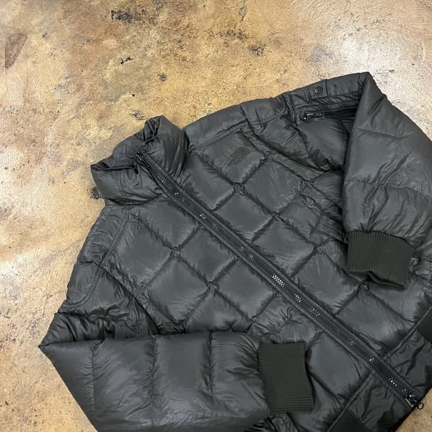 [정품/M] 노스페이스 블랙 다이아몬드 퀼팅 패딩 점퍼 b14