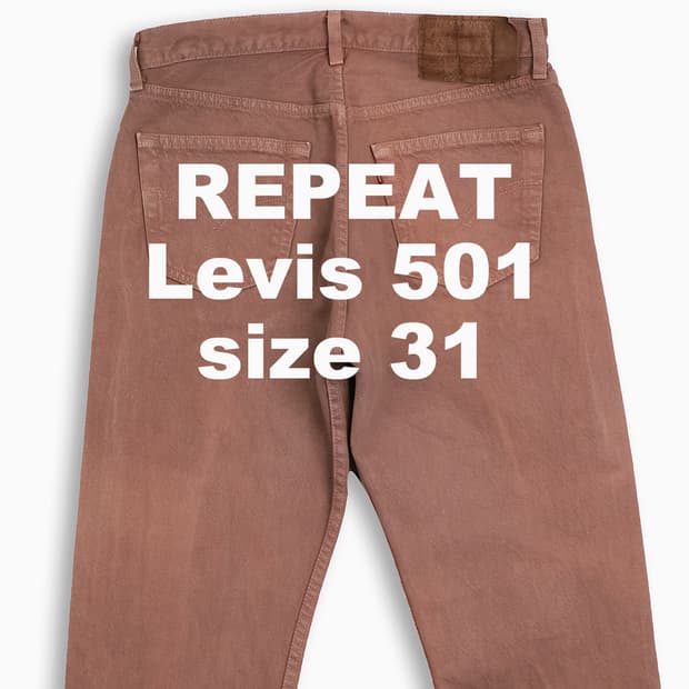 빈티지 리바이스 501 90s USA 31 인치 LV50133464