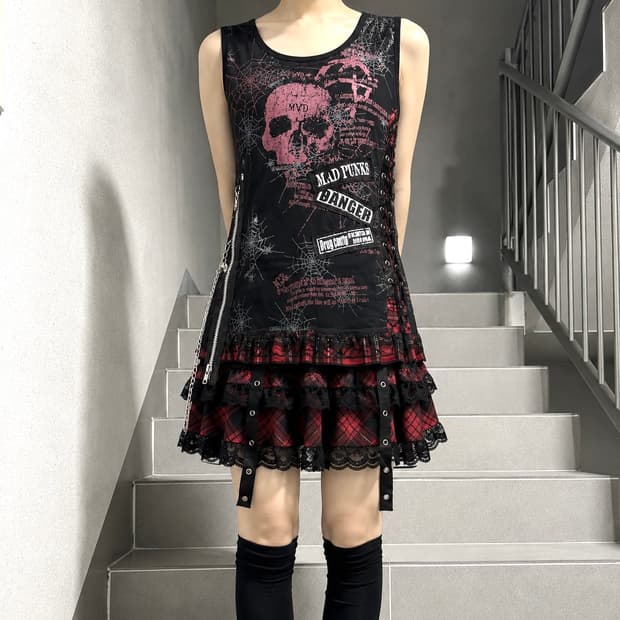 MAD PUNKS Sleeveless top (マッドパンクス)