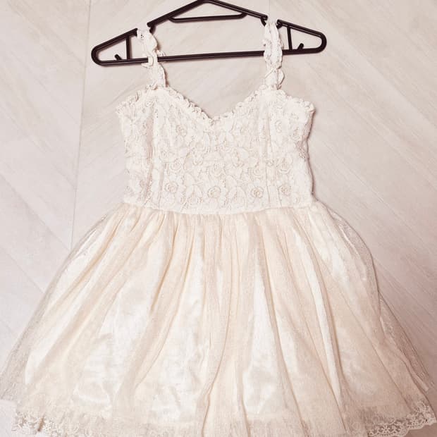 리즈리사 페어리 히메 레이스 아이보리 나시