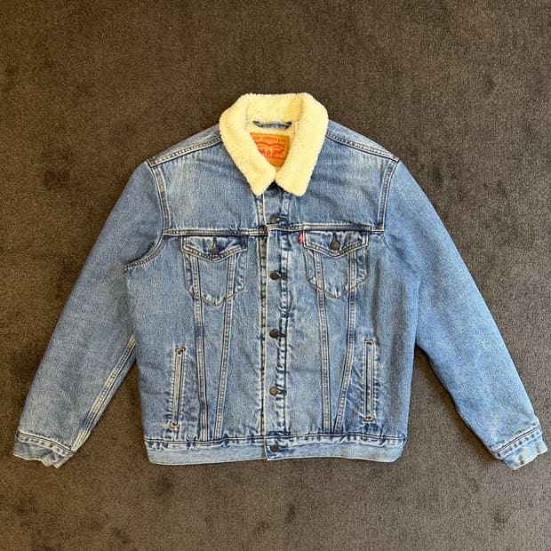 리바이스 쉐르파 데님 자켓 L