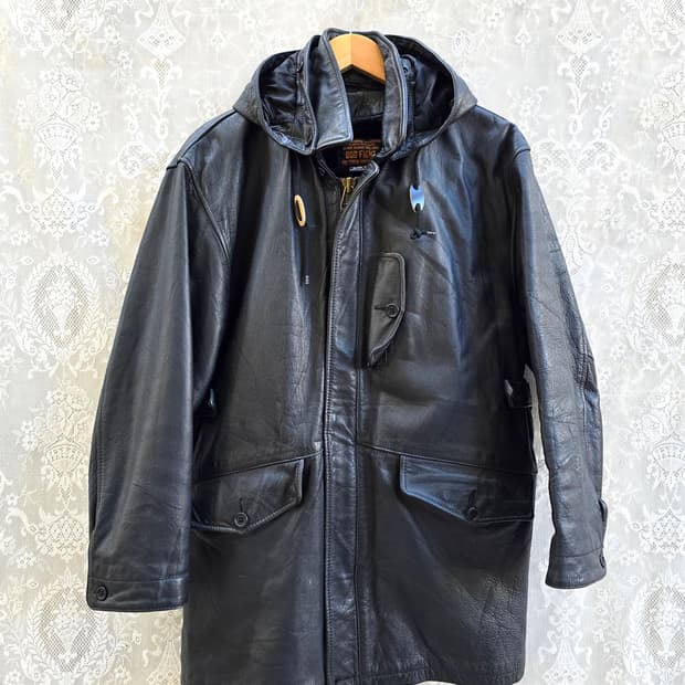 90s 도그파이트 카우레더 카코트