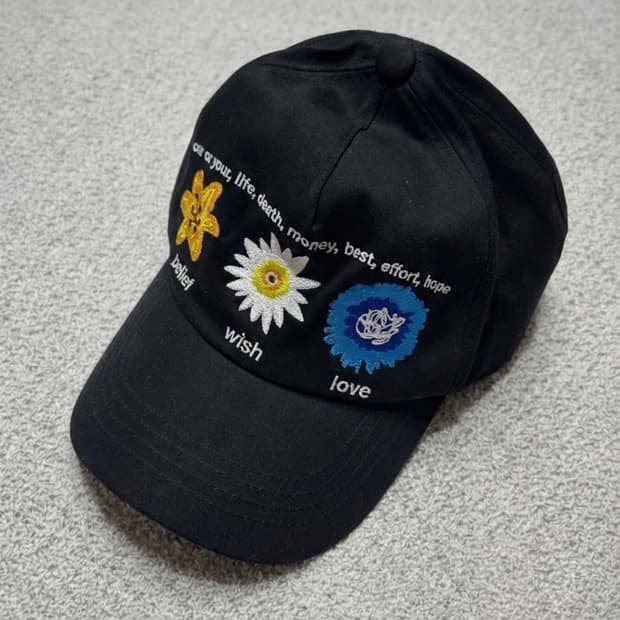 마이딥블루메모리즈 볼캡 블랙