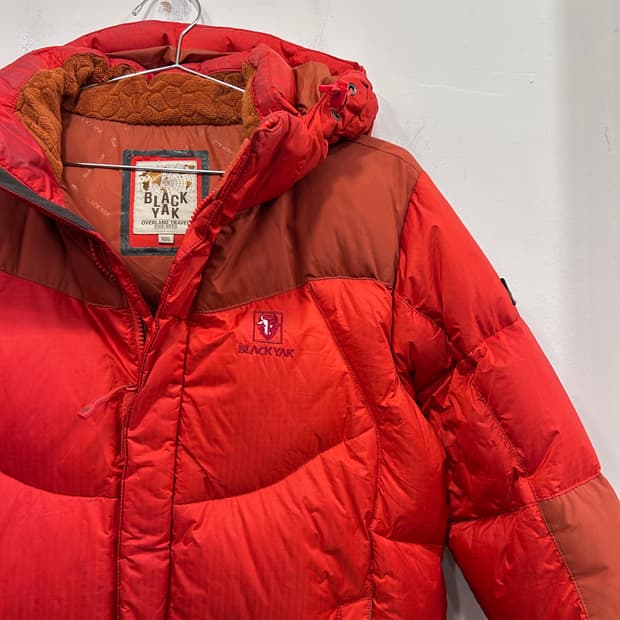 블랙야크 오버랜드 아웃도어 덕다운 후드 패딩