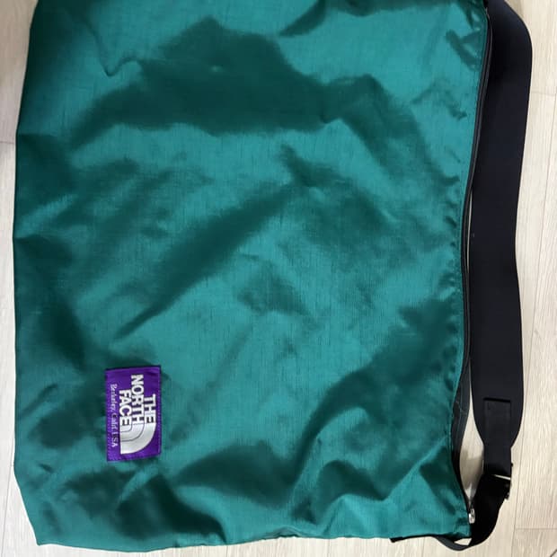 노스페이스 퍼플라벨 숄더백 그린
