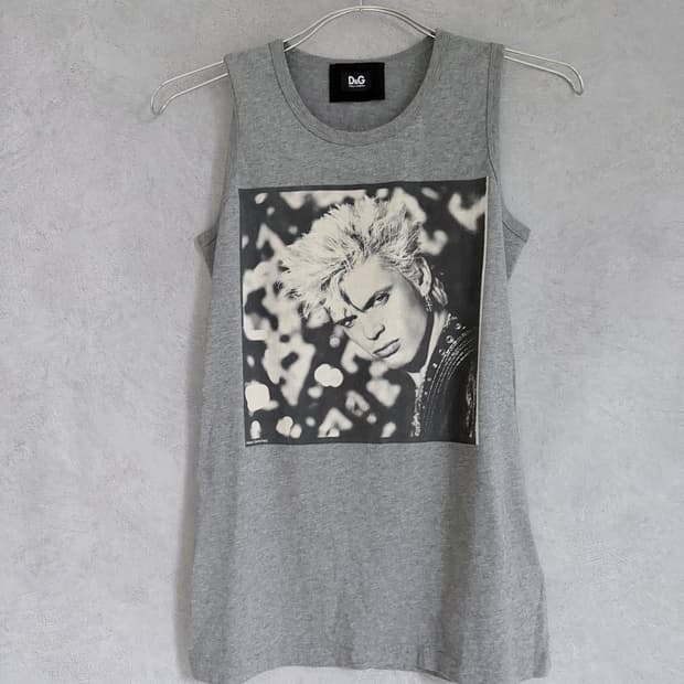 D&G Billy Idol Photo Tank Top