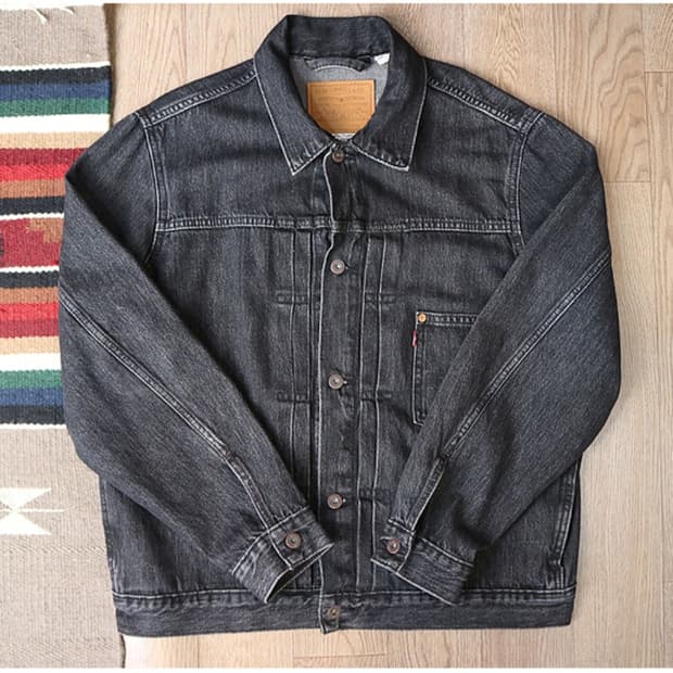 LEVIS 리바이스 프리미엄 빅E A3174 1세대 디자인 흑정 데님자켓