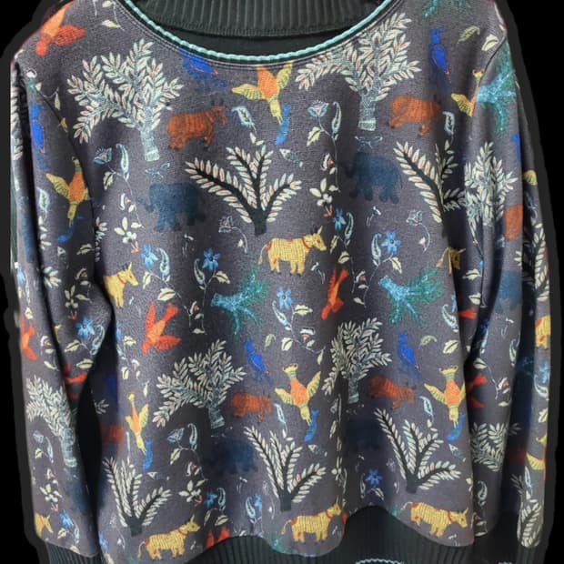 페어리 숲속 동물니트