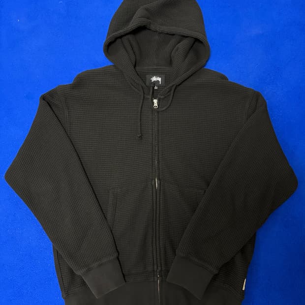 스투시 더블레이어 와플 집업 [L]