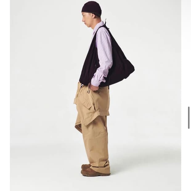 ee garment dyed 2 way strap tote bag